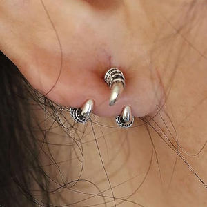 Pendientes de garra de dragón góticos retro europeos y americanos vintage, desgastados, clásicos, para fiesta rock, estilo punk callejero, para mujer - Product Image 2