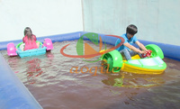 Nouveau design de pédalo manuel personnalisé pour enfants bateau à pédale familial pédalo