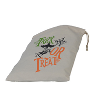 Sacs fourre-tout en toile de coton à cordon pour Halloween, motif citrouille, pour bonbons et cadeaux, idéaux pour les fêtes - Vente en gros