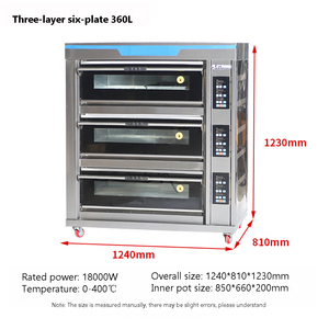 Horno eléctrico de gran tamaño al por mayor de fábrica, horno tostado eléctrico para hacer pizza de buena calidad a bajo precio para la venta - Product Image 2