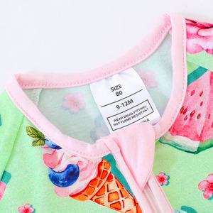 Pijamas <span class=keywords><strong>de</strong></span> Bambú para Bebé al por Mayor, Diseño Nuevo Personalizado, Pijamas <span class=keywords><strong>de</strong></span> Manga Larga para Niños, Mono <span class=keywords><strong>de</strong></span> Bambú con Spandex para Bebé, Ropa <span class=keywords><strong>de</strong></span> Uso Diario para Niños - Product Image 2