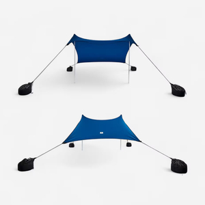 Grande tente de plage familiale portable, imperméable, à ouverture rapide, avec <span class=keywords><strong>4</strong></span> sacs de sable, pour le camping en plein air, protection solaire, coupe-vent, abri solaire - Product Image 2