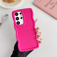 Coques de téléphone ondulées en silicone TPU avec motif de cadre bouclé mignon pour Samsung Galaxy A07 A17 A27 A37 A57 4G 5G