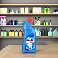 Nettoyant WC liquide formule puissante, détartrant en profondeur, désodorisant, détergent pour cuvettes de toilettes, pour salle de bain
