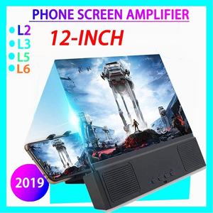 Productos de Dropshipping 2026, Nuevo y Popular Amplificador de Pantalla <span class=keywords><strong>para</strong></span> Teléfono Móvil de 12 Pulgadas con Soporte de Escritorio 3D HD, Altavoz con Lupa, Altavoz BT - Product Image 2