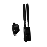Detector de Drones Portátil de 3 Canales, Sistema Antidrones ABS, Alcance de 3-5 KM, Resistente al Agua, para Detección de Drones UAV RF