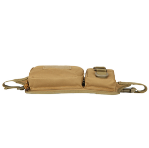 กระเป๋าคาดเอวสำหรับกีฬากลางแจ้ง DFWB09 3PTactical ผลิตจากผ้าออกซ์ฟอร์ดกันน้ำความหนาแน่นสูง 800D ทนทาน มี 2 ช่อง ช่องด้านในมีซิป 1 ช่อง - Product Image 6