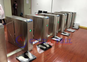 Goldantell ที่มีชื่อเสียงแบรนด์ ESD turnstile รุ่น GAT-206 304สแตนเลส40คน/นาทีสำหรับ lab/factory <span class=keywords><strong>Foxconn</strong></span> ได้รับการกำหนด - Product Image 4