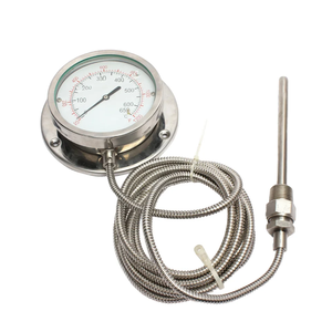 Thermomètre industriel étanche en acier inoxydable <span class=keywords><strong>pour</strong></span> <span class=keywords><strong>la</strong></span> mesure <span class=keywords><strong>de</strong></span> <span class=keywords><strong>la</strong></span> température des gaz d'échappement marins et des huiles, utilisation extérieure - Product Image 1