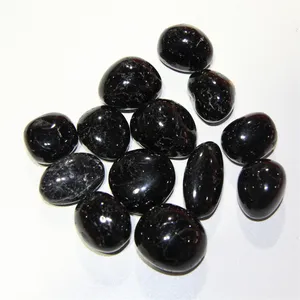 Piedra de cristal al por mayor, piedras curativas de turmalina negra de alta calidad