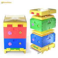 Kunststoff Bienenstock Box 2 Schichten 10 Rahmen Polystyrol Bienenstöcke