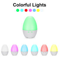 Mini humidificateur avec 7 couleurs changeantes, diffuseur ultrasonique, veilleuse, ml