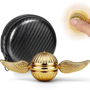 Giroscopio EDC con Ali d'Angelo, Ali di Cupido in Lega di Alluminio, Golden Snitch Fidget Spinner, Vendita all'Ingrosso - Product Image 1