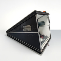 Boîte de toit rigide pour pick-up, design moderne, en alliage d'aluminium de qualité VR, ventilateur solaire en acier inoxydable, pour 2 personnes, haute performance