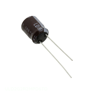 Distribuidor Autorizado, Condensador de Aluminio de 2.2 uF, ULD2G2R2MPD6TD, 2.2UF, 20%, 400V, Radial - Product Image 1