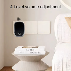 Draadloze deurbel voor thuis, bereik 130m, slimme bel, zwart, met 38 melodieën - Product Image 5