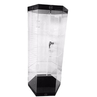 Boîtier de présentation Hexagonal pour téléphone portable, présentoir bijoux, montres d'huile CBD, boîtier de comptoir, vente en gros en chine