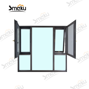 Ba cửa sổ nhôm tráng men màn hình lưới mật độ cao hiệu suất âm thanh nhiệt cuối cùng - Product Image 2