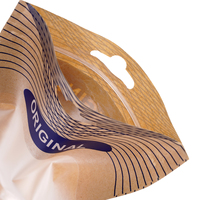 Sac d'emballage pour accessoires mobiles en papier kraft, pochette suspendue pour accessoires de téléphone, emballage universel pour produits 3C, sac d'emballage en papier kraft