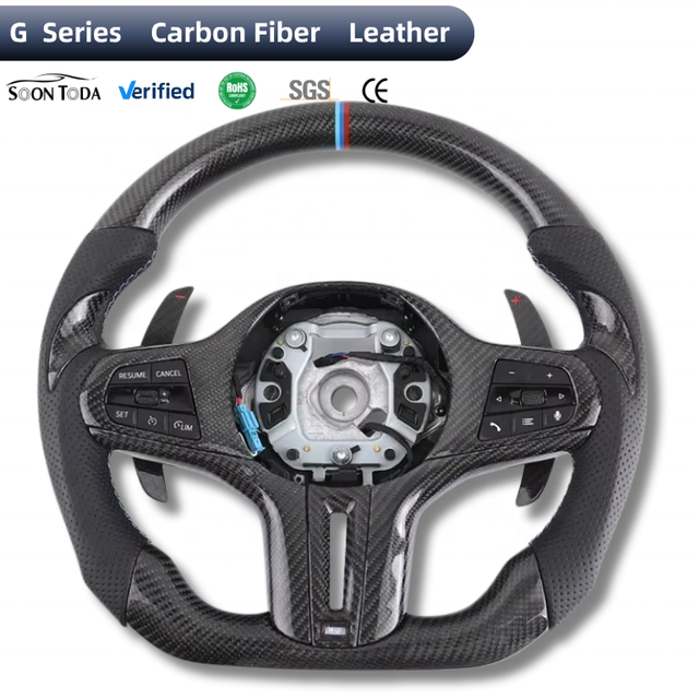 Professional Custom Carbon Fiber  Steering Wheel for BMW G Series l   G11 G12 G15 G16 G42 G30 G20 G28 G22  G87