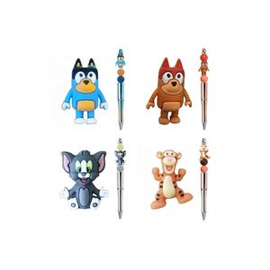 Cuentas de Silicona de Grado Alimenticio 3D con Personajes de Dibujos Animados al por Mayor, Cuentas Decorativas Ecológicas con Diseño de Doble Cara, BlueyBlue Stich - Product Image 2