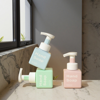 Flacon pompe à mousse vide en plastique PET rechargeable de 250 ml pour nettoyant visage, emballage cosmétique