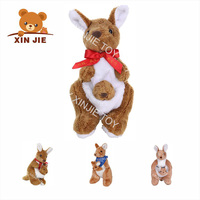 Jouet en peluche rembourré de polyester à succès, jouets en peluche personnalisables avec des vêtements, cadeau de Noël, jouet en peluche avec des vêtements
