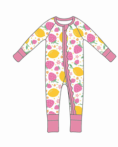 Tutina per Neonati 95% Fibra di Bambù con Stampe Dolci per Bambini Piccoli Maniche Lunghe con Volant <span class=keywords><strong>Abbigliamento</strong></span> <span class=keywords><strong>Sportivo</strong></span> Primaverile Senza MOQ - Product Image 2