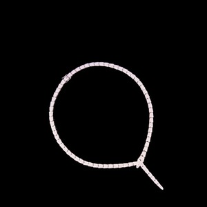 Collar de Tenis con Diamantes de Moissanita Plateados de Moda en Oferta para Atuendos Urbanos y de Streetwear, Disponible a Buen Precio - Product Image 6