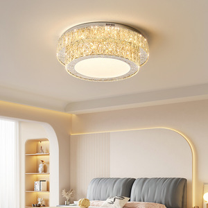 Crystal <b>Ceiling</b> <b>Light</b> Led Round Chandelier For Living Room Bedroom Home Lighting - Product Image 3