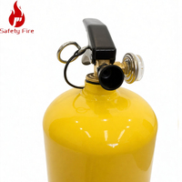 Extincteur portable ISO 2KG jaune à poudre ABC pour la lutte contre les incendies en usine, équipement de sécurité incendie, petit modèle, Colombie