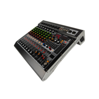 Console de mixage audio USB DSP professionnelle 8 canaux MC-8 avec 99 effets BT 48V pour DJ, scène, karaoké, église, studio, sonorisation en direct