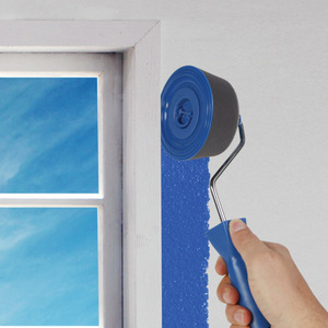 Self Containing Roller Brush 15Mm Circular Blue Home Painting Tool Brush - Product Image 1