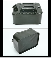 2.5 gallons 10L tambour d'huile de voiture réservé carré métal essence jerry bidon réservoir de carburant bouilloire Diesel baril d'essence en acier
