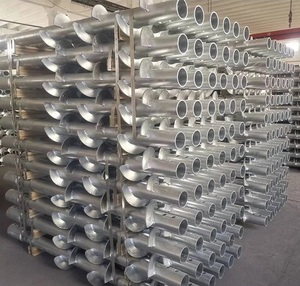 מכירת מפעל של כלונסאות פלדה ספירליות לקרקע עבור מבנה תושבת פאנלים סולאריים - Product Image 4