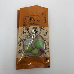 Sacs en plastique d'emballage écologiques sans BPA de qualité alimentaire imprimés en couleur avec fenêtre thermoscellée pour les produits secs aux noix - Product Image 5