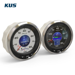 <span class=keywords><strong>KUS</strong></span> マリンゲージ 12V 100mm 3インチ LED ディスプレイ レベルゲージ 計器 J1939 & NMEA2000 対応 - Product Image 2