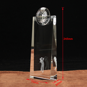 Exquisitte Golf Club torneo trofeo premio giocatore inciso al Laser trofei regalo all'ingrosso - Product Image 2