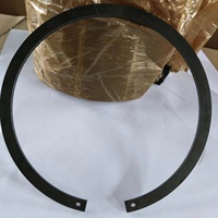 OST 13941-86 125mm Large External Circlip Spring Steel Retaining Ring with 46-54HRC Hardness and Black Finish for Shaft
