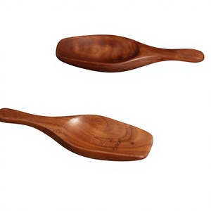 Cuchara de Café de Madera Clásica Personalizada con Mango Largo y Corto, Capacidad de 10-30 ml, Utensilio de Cocina Reutilizable y Ecológico - Product Image 1