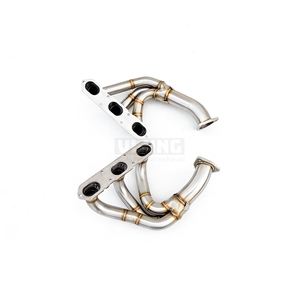 Collecteur d'échappement sport en acier inoxydable 304 pour <span class=keywords><strong>Porsche</strong></span> 996.2 3.6L 2002-2005, longueur égale, performance améliorée pour la course - Product Image 2