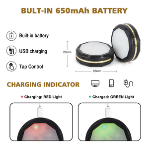 <span class=keywords><strong>Led</strong></span> ánh sáng ban đêm với điều khiển từ xa RGBW <span class=keywords><strong>Puck</strong></span> đèn USB sạc <span class=keywords><strong>LED</strong></span> Đèn đánh cá cho tủ bếp tủ quần áo - Product Image 6