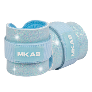 MKAS En gros Sangles de musculation à paillettes bleues pour la sécurité en fitness, Coussin de squat, Bande de maintien du poignet, Sangles de <span class=keywords><strong>cheville</strong></span> - Product Image 4