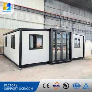 Quick Install Expandable Modular Steel Container Office Building Home Prefab <b>House</b> with Solar Power - Product Image 4