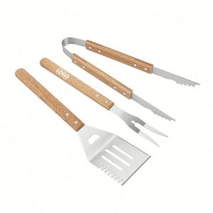 Ensemble d'outils de barbecue personnalisés pour la fête des pères, kit de grillades gravé - Product Image 1