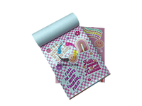 Livre pour enfants en papier imprimé personnalisé vif avec de belles photos et une brochure à couverture souple autocollante pour enfants