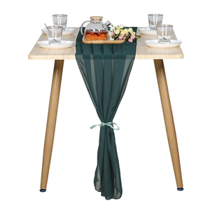 Chemin de table en mousseline de soie décoratif de luxe pour les mariages - Product Image 5