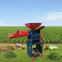 Nouvelle machine combinée de pulpage de paille et de broyage de maïs pour fourrage, ensilage et coupe de coques de riz