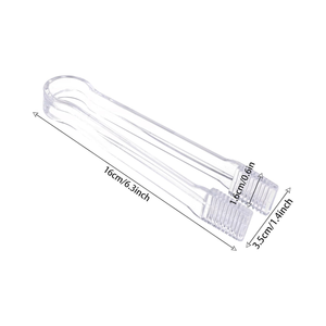 Clear <strong>Plastic</strong> Ice Scoops <strong>Tongs</strong> Set for Serving Food, <strong>Mini</strong> Candy Scoops for Candy Buffet Dry Goods Freezer Bin Canisters - Product Image 3