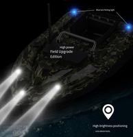 18000mAh 8 heures télécommande bateau d'appât de pêche GPS bateaux d'appât de pêche bateau carpe et Sonar avec détecteur de poisson